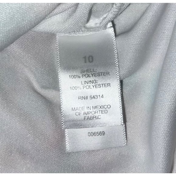 Bisou Bisou Women’s Sleeveless Floral V-Neck Chiffon Dress Size 10 - Picture 5 of 5